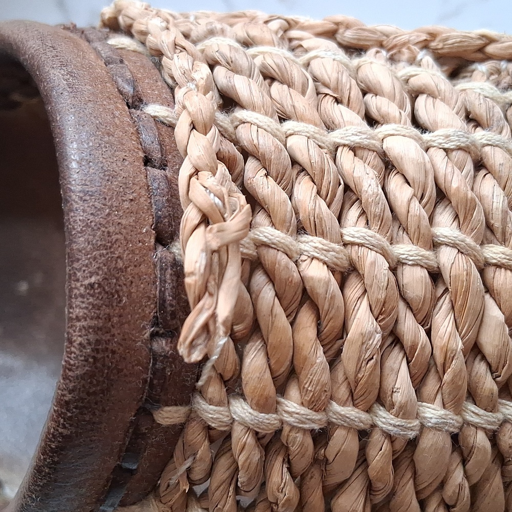 Betula By Birkenstock Straw Sandals Size 8 - Picture 3 of 5